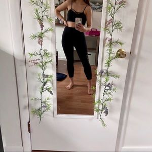 Gymshark Energy Seamless Cropped Black Leggings